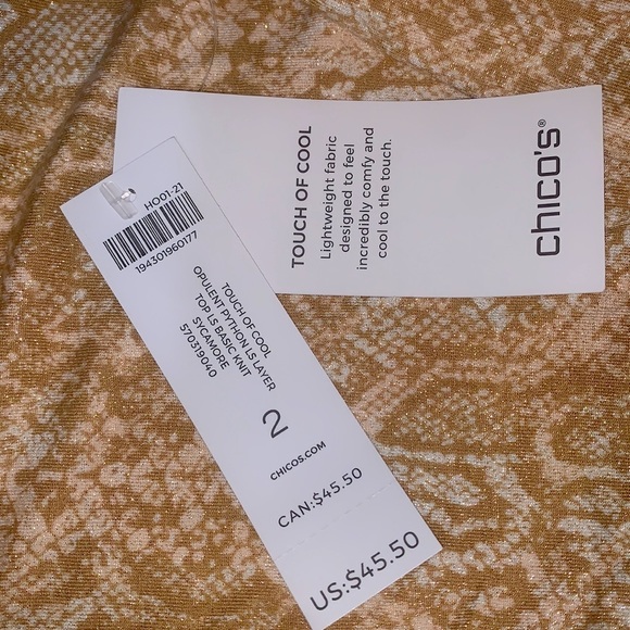 Size 2 Chico’s blouse - Picture 3 of 3